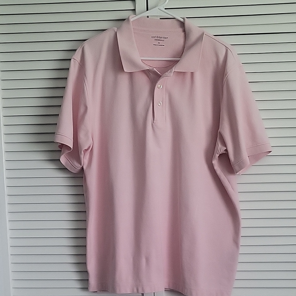 Classic Pink Polo Shirt for Men